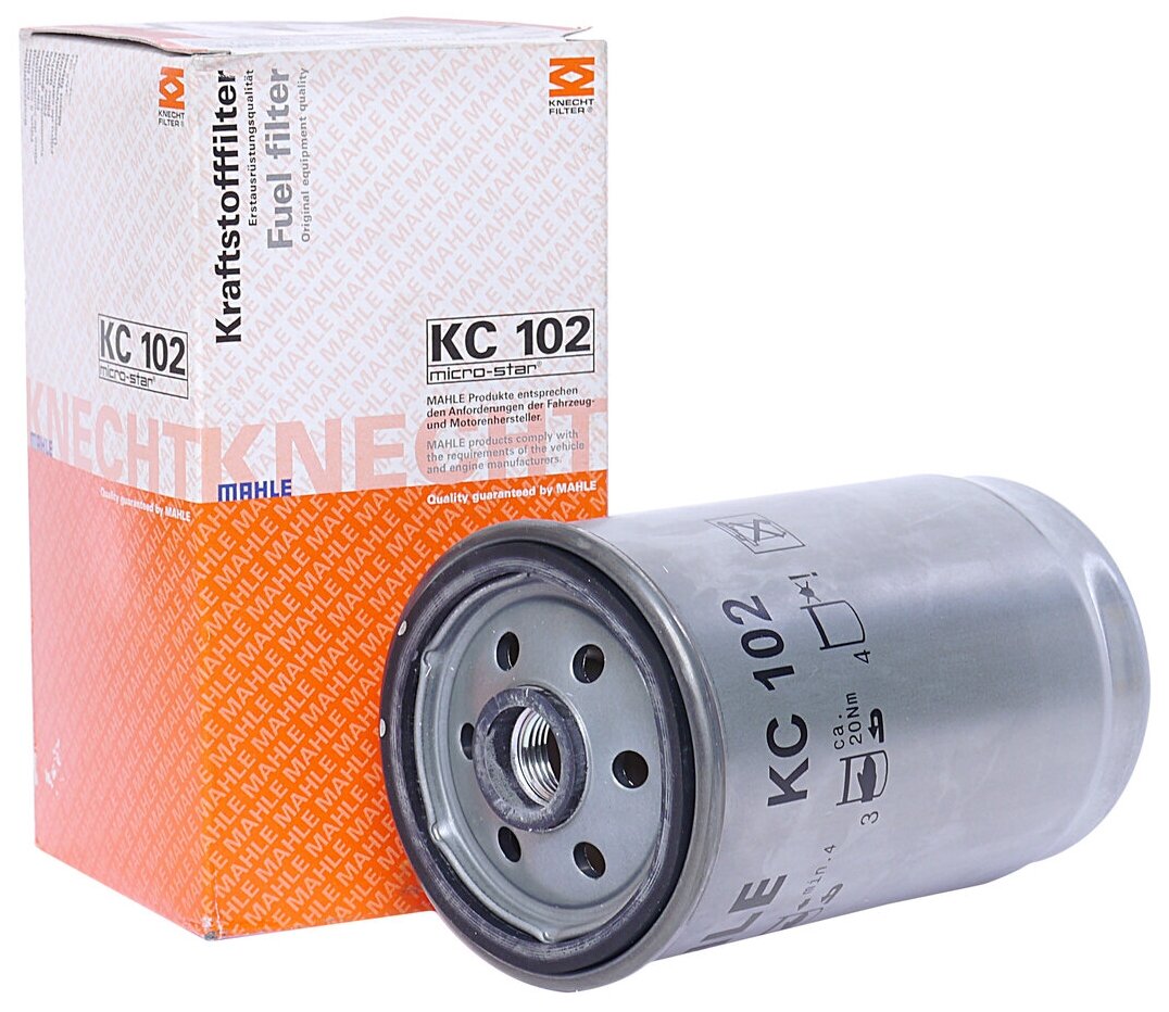 Купить фильтр топливный mahle kc102 78432577